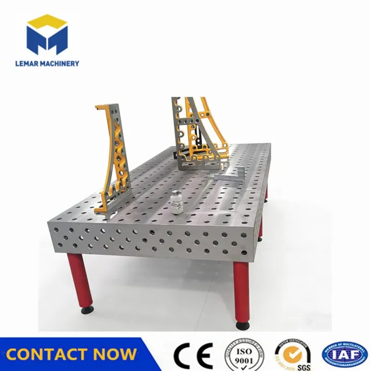 Welding Table With Clamps Automation Ready